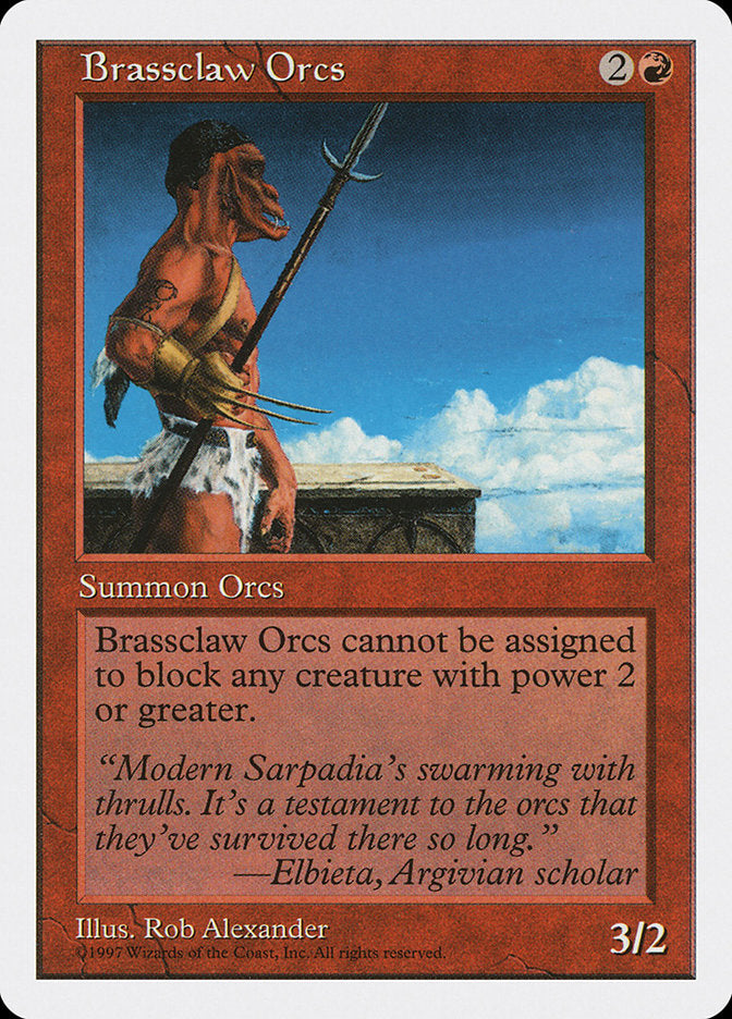 Magic | Brassclaw Orcs [Fifth Edition] | The Nerd Merchant