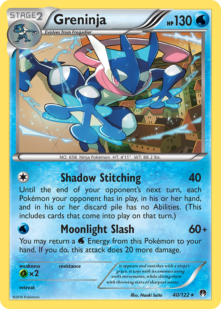 Pokemon | Greninja (40/122) [XY: BREAKpoint] | The Nerd Merchant