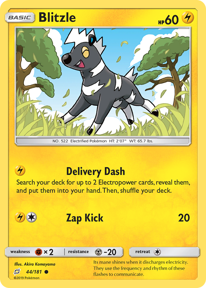 Pokemon | Blitzle (44/181) [Sun & Moon: Team Up] | The Nerd Merchant