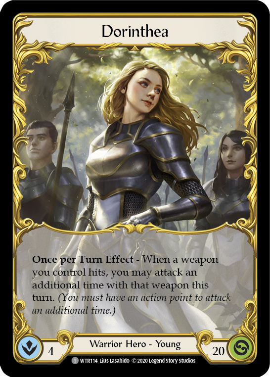 Flesh and Blood TCG | Dorinthea [U-WTR114] (Welcome to Rathe Unlimited)  Unlimited Normal | The Nerd Merchant