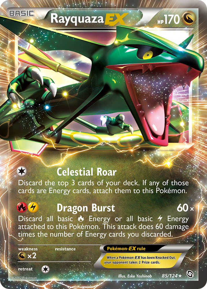 Pokemon | Rayquaza EX (85/124) [Black & White: Dragons Exalted] | The Nerd Merchant