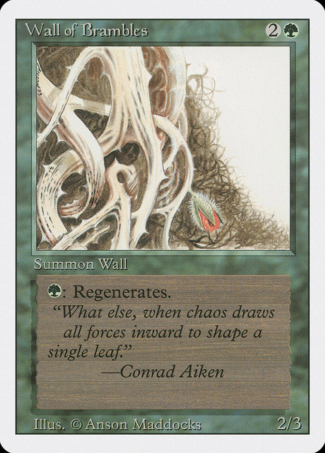 Magic | Wall of Brambles [Revised Edition] | The Nerd Merchant