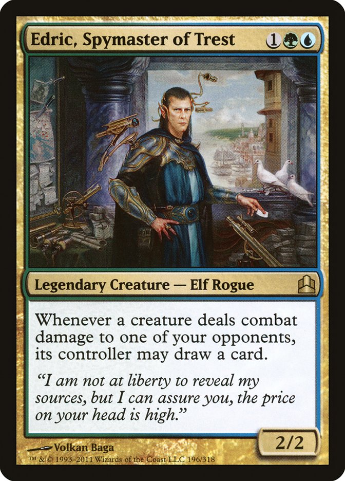 Magic | Edric, Spymaster of Trest [Commander 2011] | The Nerd Merchant