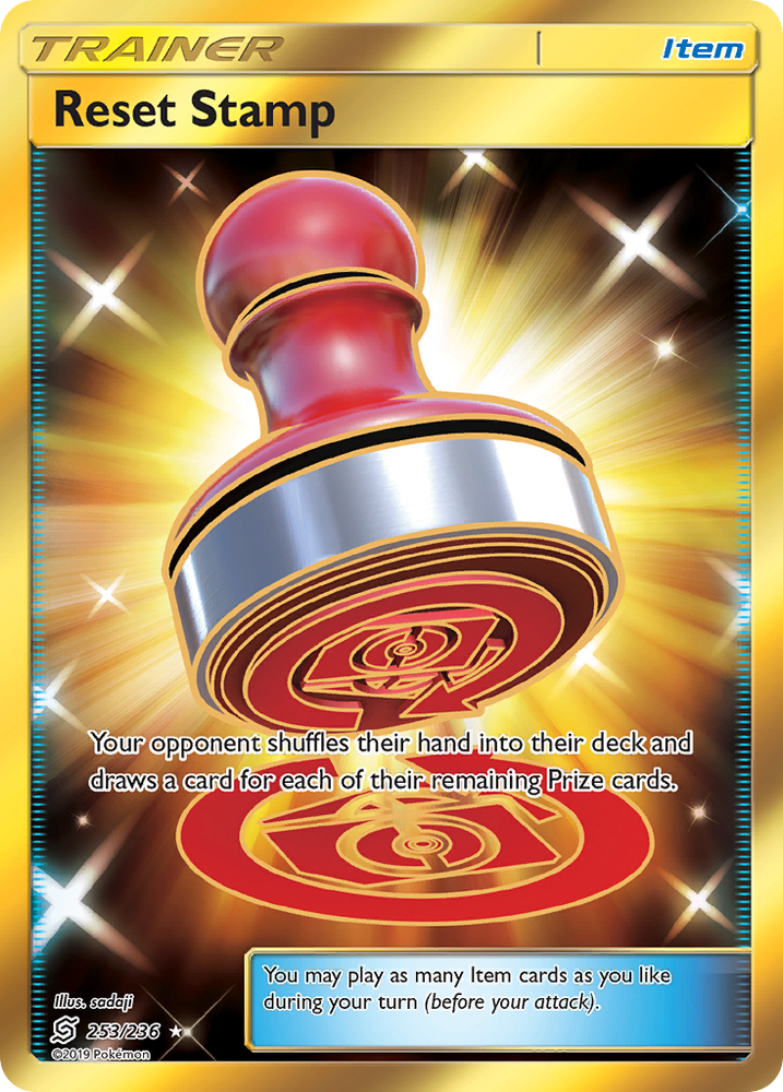 Pokemon | Reset Stamp (253/236) [Sun & Moon: Unified Minds] | The Nerd Merchant