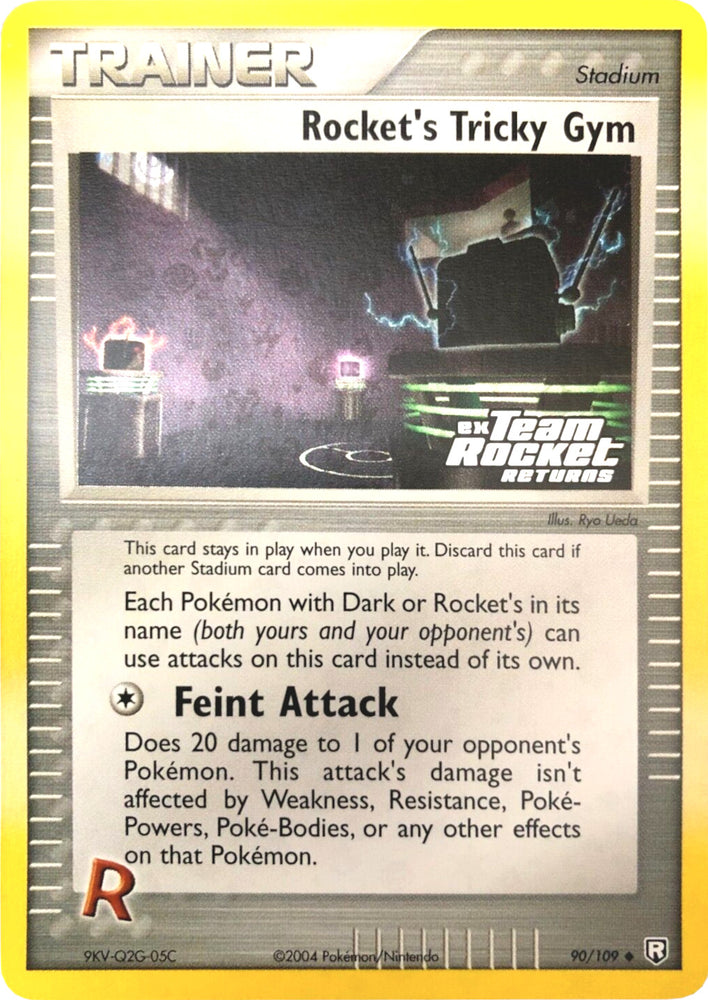 Pokemon | Rocket's Tricky Gym (90/109) (Stamped) [EX: Team Rocket Returns] | The Nerd Merchant