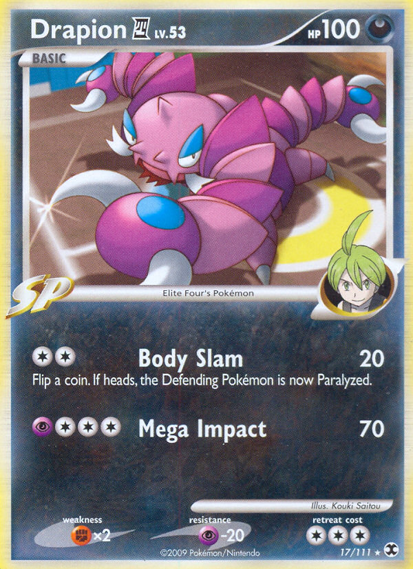Pokemon | Drapion (17/111) [Platinum: Rising Rivals] | The Nerd Merchant