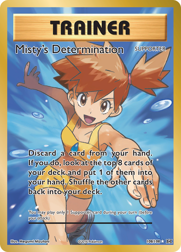 Pokemon | Misty's Determination (108/108) [XY: Evolutions] | The Nerd Merchant