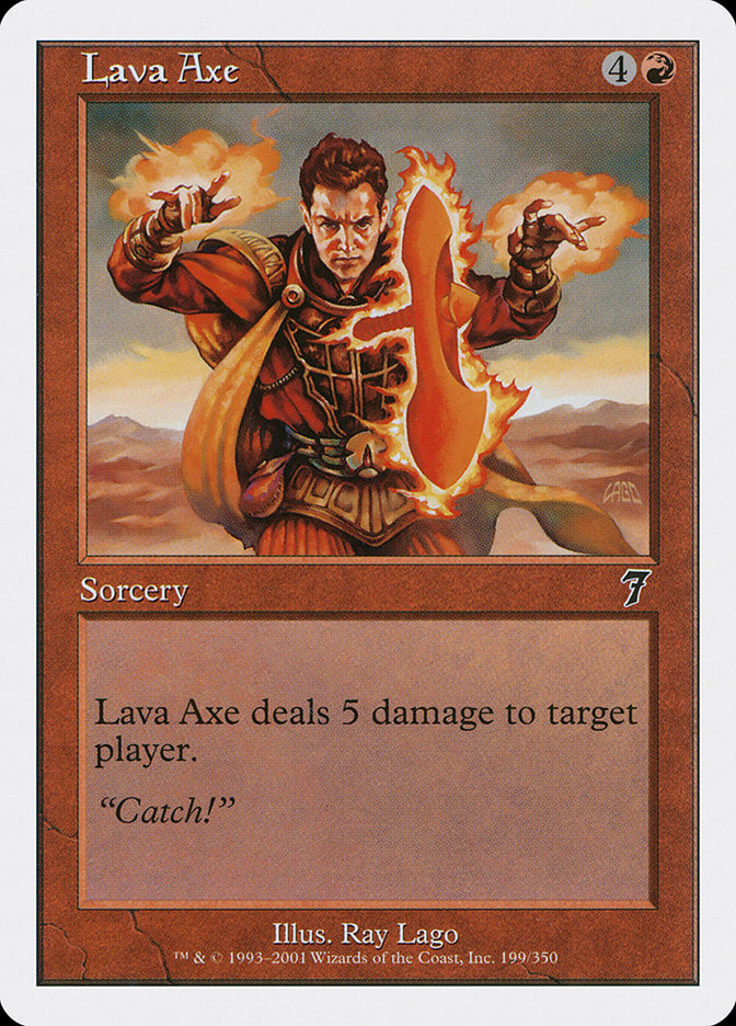 Magic | Lava Axe [Seventh Edition] | The Nerd Merchant