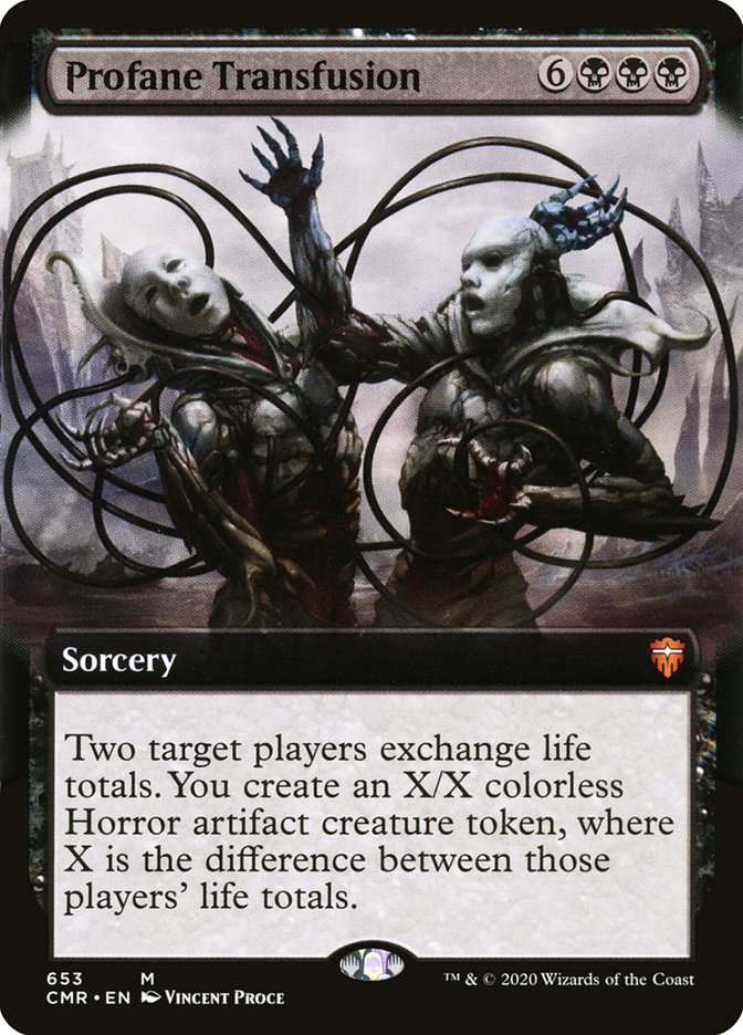 Magic | Profane Transfusion (Extended Art) [Commander Legends] | The Nerd Merchant