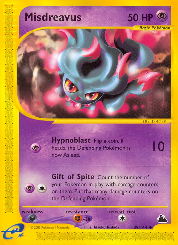 Pokemon | Misdreavus (39/144) [Skyridge] | The Nerd Merchant