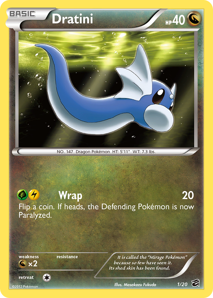 Pokemon | Dratini (1/20) [Black & White: Dragon Vault] | The Nerd Mechant