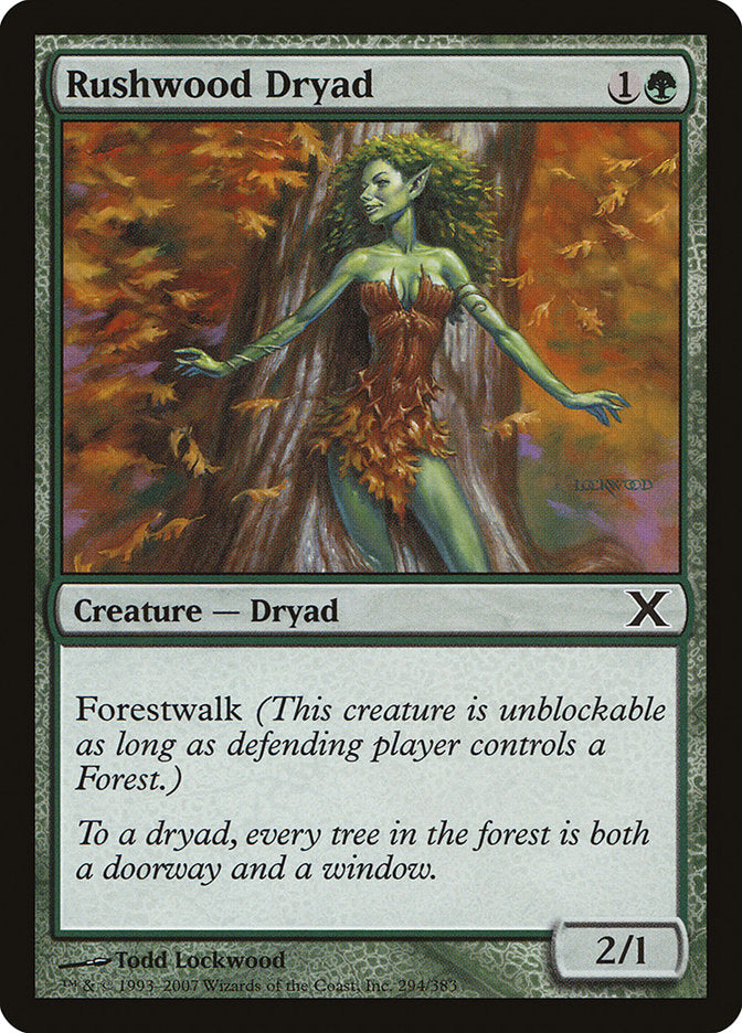 Magic | Rushwood Dryad [Tenth Edition] | The Nerd Merchant