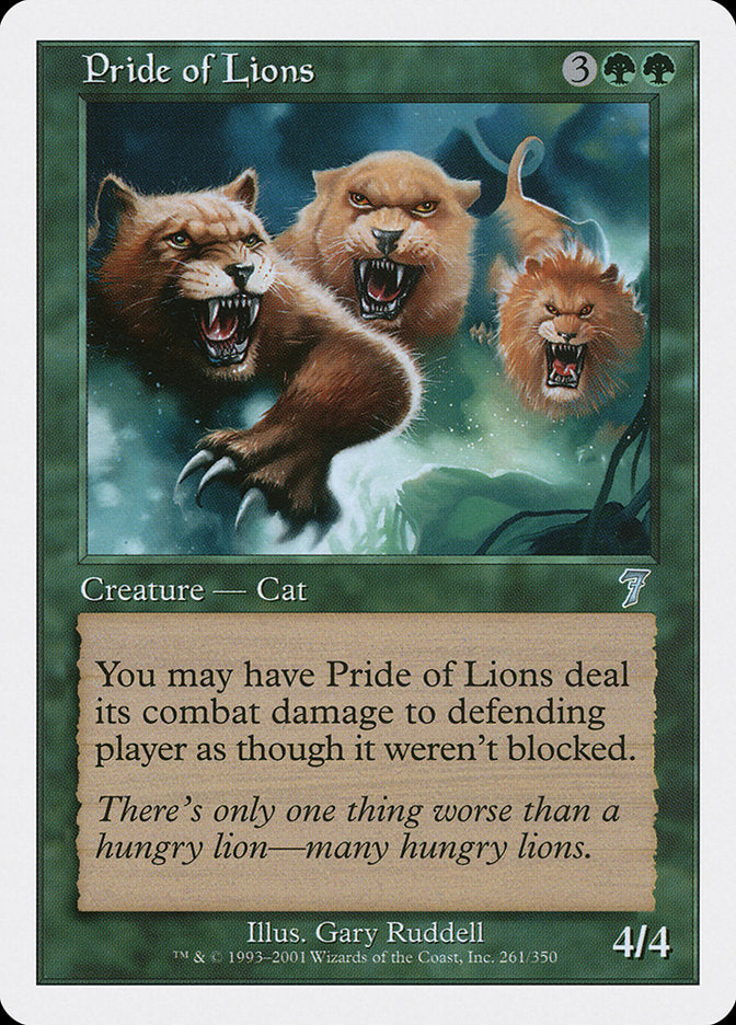 Magic | Pride of Lions [Seventh Edition] | The Nerd Merchant