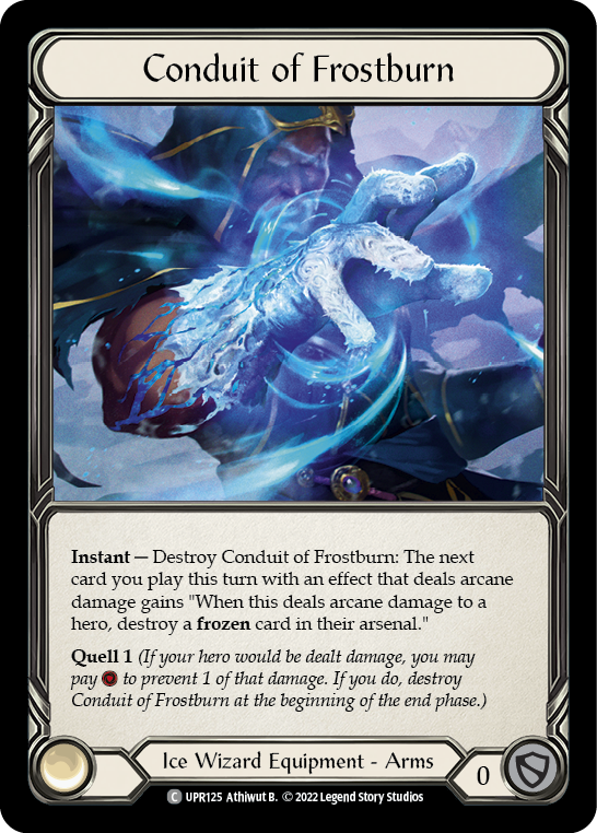 Flesh and Blood TCG | Conduit of Frostburn [UPR125] (Uprising)  Cold Foil | The Nerd Merchant