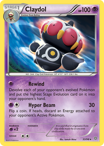 Pokemon | Claydol (33/98) [XY: Ancient Origins] | The Nerd Merchant