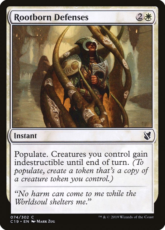 Magic | Rootborn Defenses [Commander 2019] | The Nerd Merchant