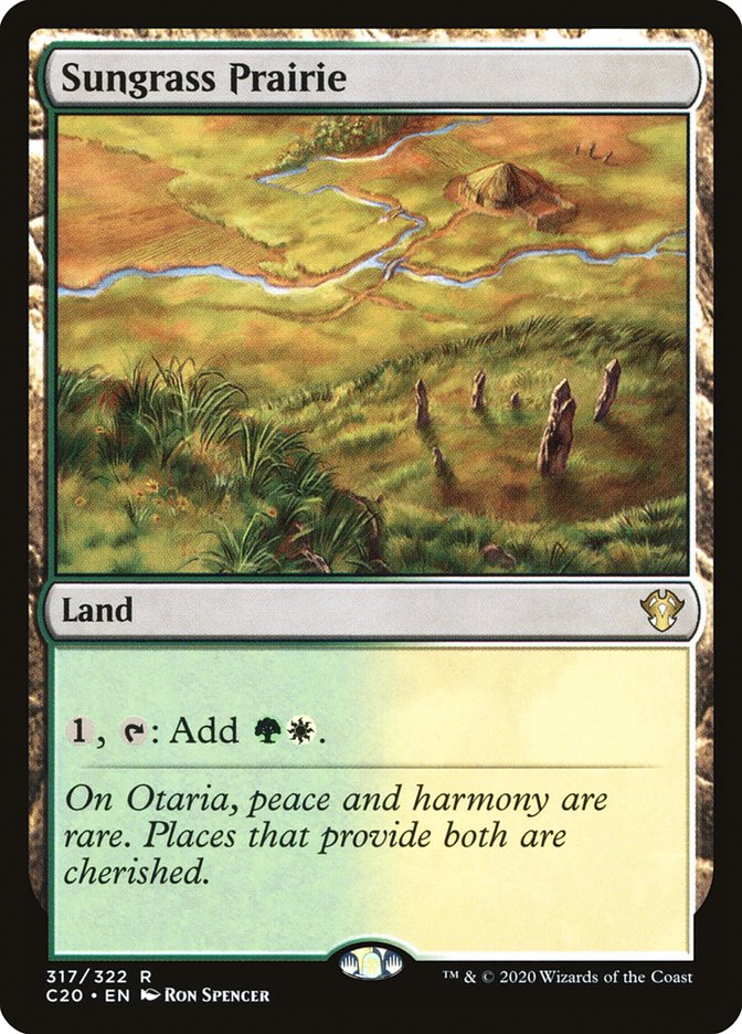 Magic | Sungrass Prairie [Commander 2020] | The Nerd Merchant