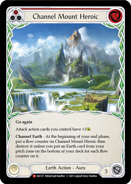 Flesh and Blood TCG | Channel Mount Heroic [ELE117] (Tales of Aria)  1st Edition Normal | The Nerd Merchant