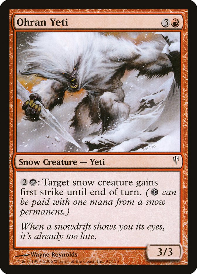 Magic | Ohran Yeti [Coldsnap] | The Nerd Merchant