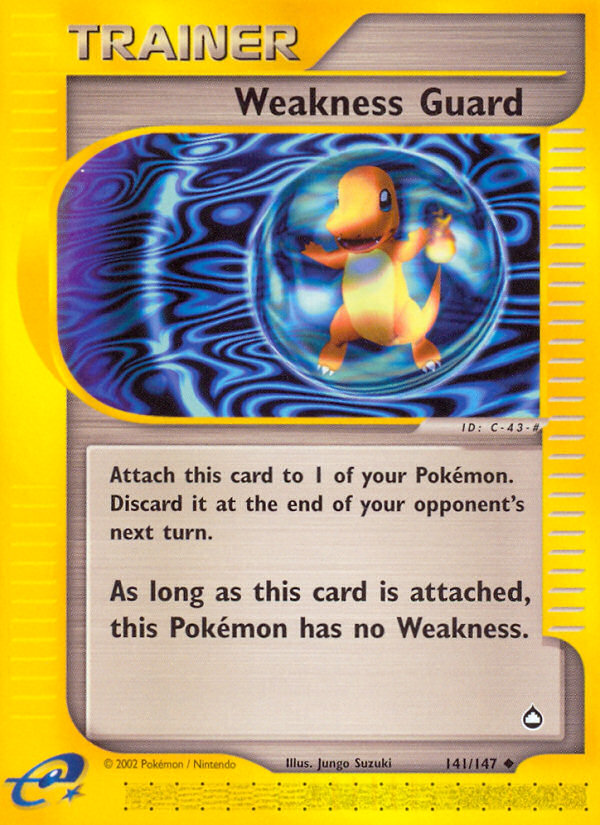 Pokemon | Weakness Guard (141/147) [Aquapolis] | The Nerd Merchant