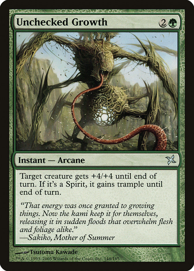 Magic | Unchecked Growth [Betrayers of Kamigawa] | The Nerd Merchant