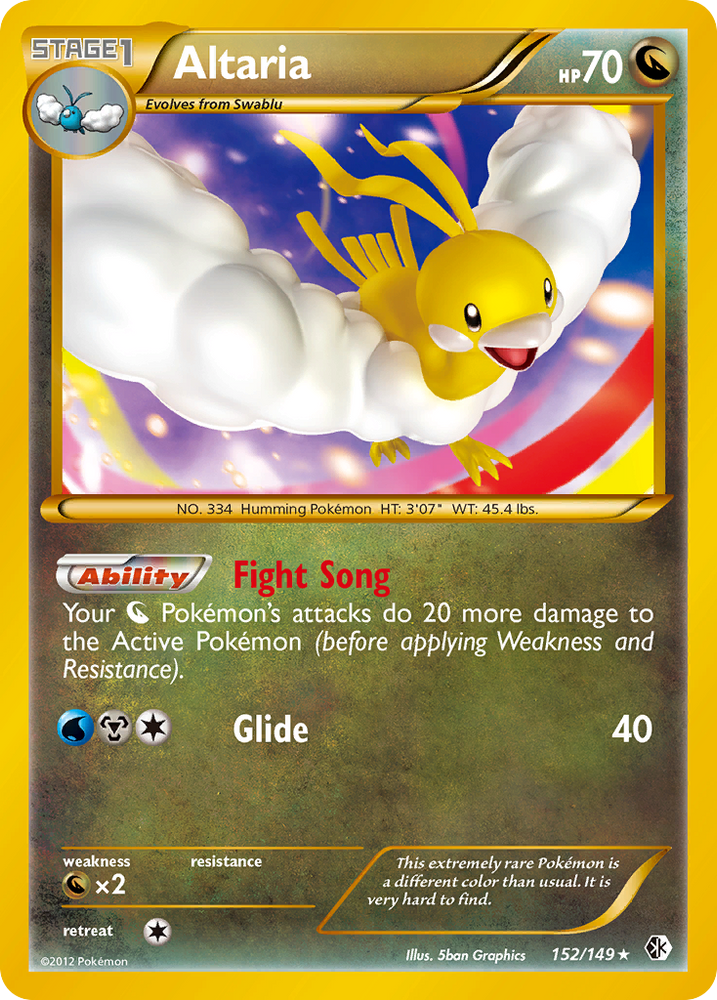 Pokemon | Altaria (152/149) [Black & White: Boundaries Crossed] | The Nerd Merchant