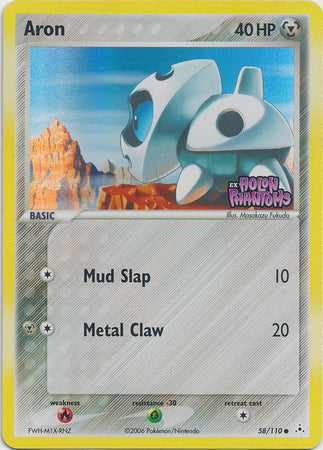 Pokemon | Aron (58/110) (Stamped) [EX: Holon Phantoms] | The Nerd Merchant