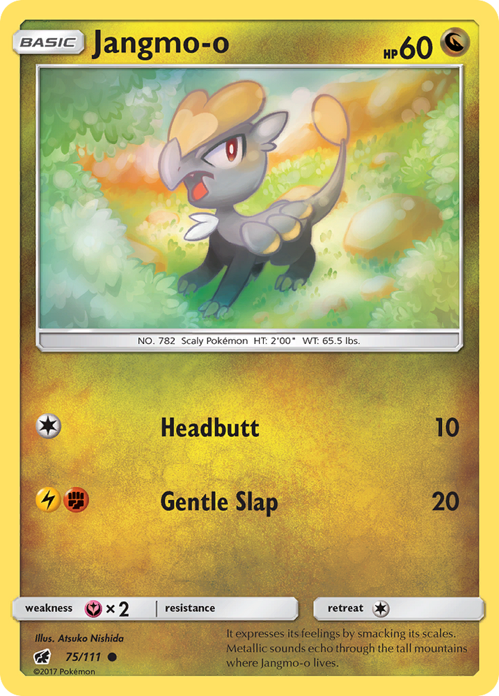 Pokemon | Jangmo-o (75/111) [Sun & Moon: Crimson Invasion] | The Nerd Merchant