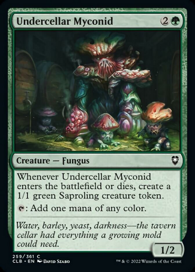 Magic | Undercellar Myconid [Commander Legends: Battle for Baldur's Gate] | The Nerd Merchant