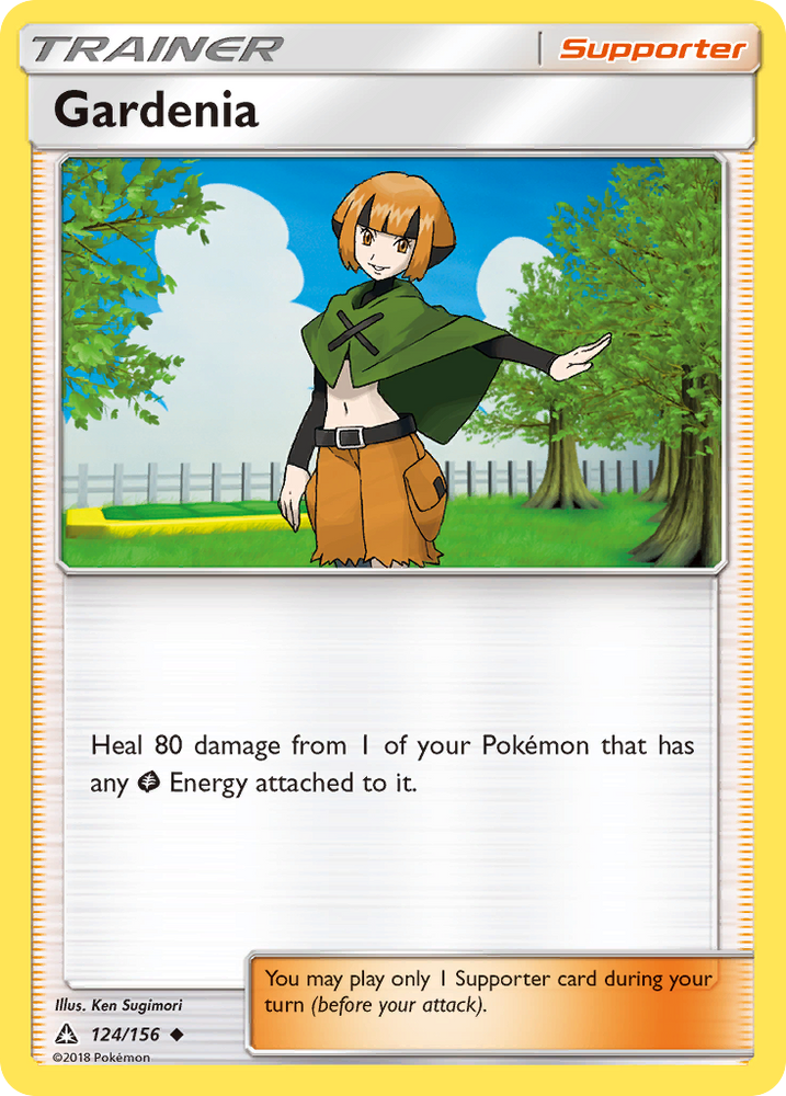 Pokemon | Gardenia (124/156) [Sun & Moon: Ultra Prism] | The Nerd Merchant