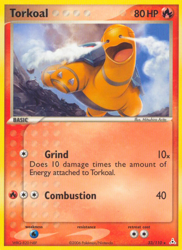 Pokemon | Torkoal (33/110) [EX: Holon Phantoms] | The Nerd Merchant