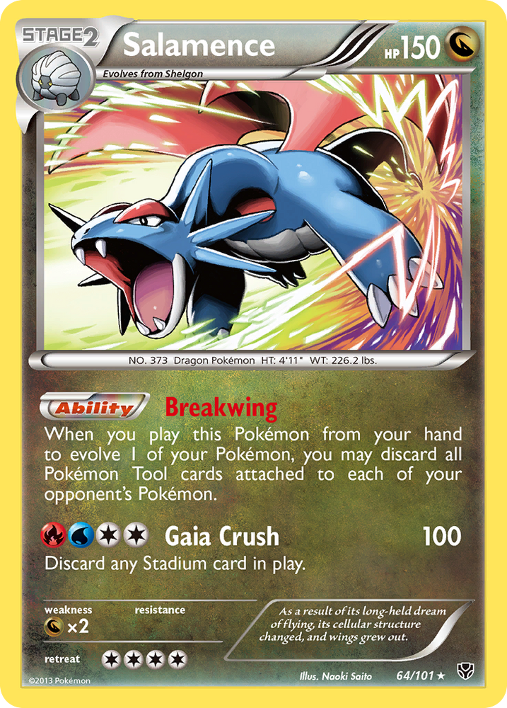 Pokemon | Salamence (64/101) [Black & White: Plasma Blast] | The Nerd Merchant