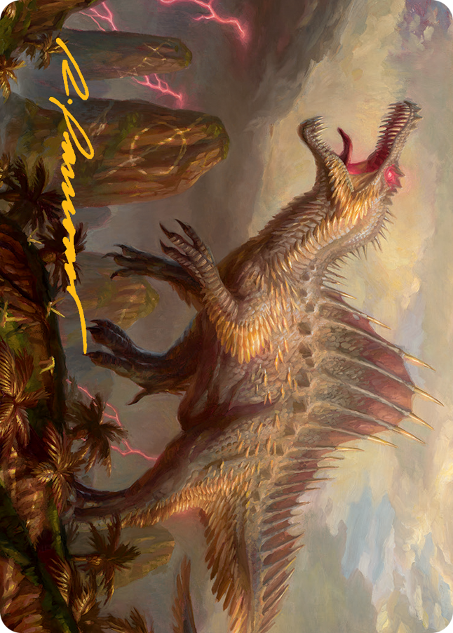 Magic | Etali, Primal Conqueror Art Card (Gold-Stamped Signature) [March of the Machine Art Series] | The Nerd Merchant