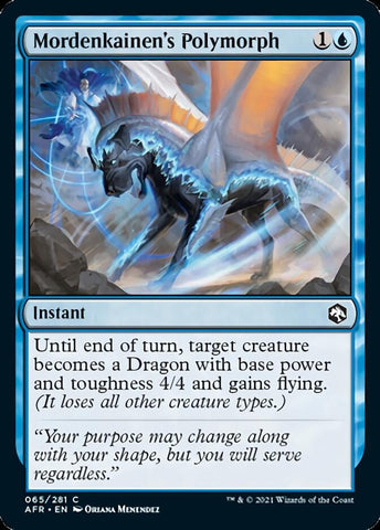 Magic | Mordenkainen's Polymorph [Dungeons & Dragons: Adventures in the Forgotten Realms] | The Nerd Merchant