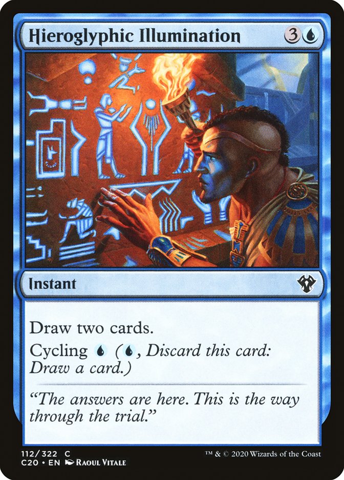 Magic | Hieroglyphic Illumination [Commander 2020] | The Nerd Merchant