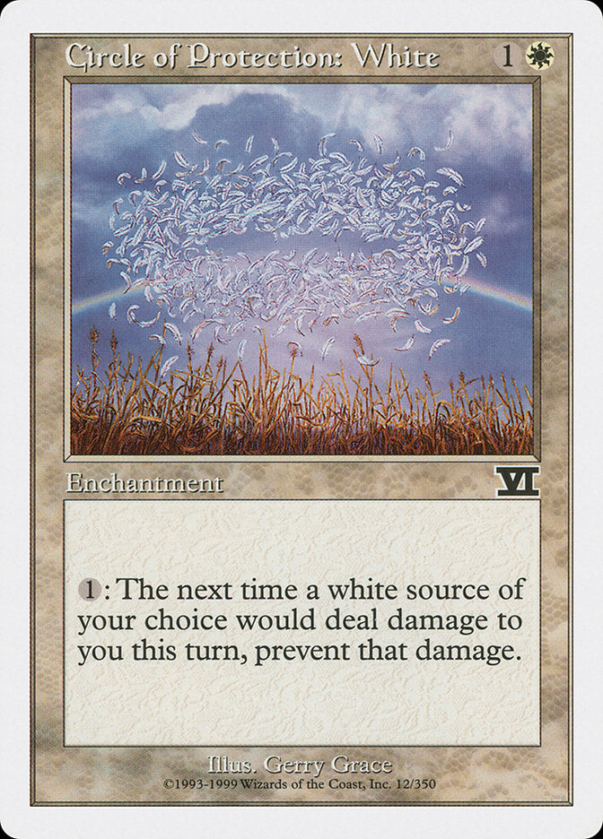 Magic | Circle of Protection: White [Classic Sixth Edition] | The Nerd Merchant