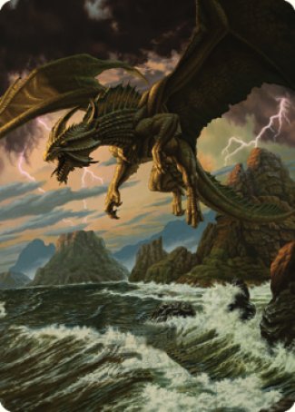Magic | Ancient Bronze Dragon Art Card (03) [Commander Legends: Battle for Baldur's Gate Art Series] | The Nerd Merchant