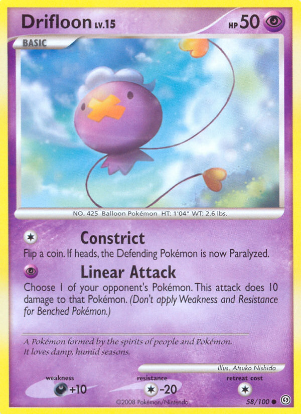 Pokemon | Drifloon (58/100) [Diamond & Pearl: Stormfront] | The Nerd Merchant