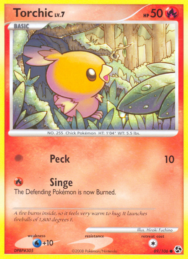Pokemon | Torchic (89/106) [Diamond & Pearl: Great Encounters] | The Nerd Merchant