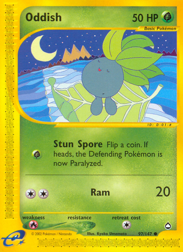Pokemon | Oddish (97/147) [Aquapolis] | The Nerd Merchant