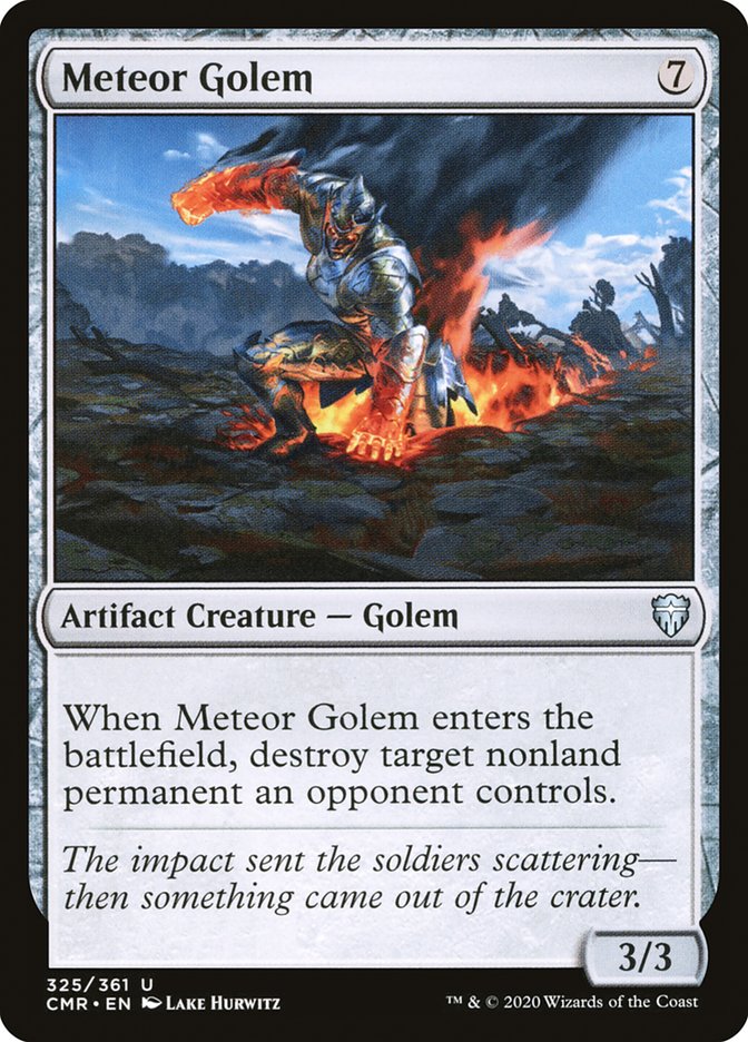Magic | Meteor Golem (325) [Commander Legends] | The Nerd Merchant