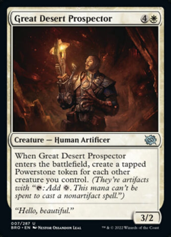 Magic | Great Desert Prospector [The Brothers' War] | The Nerd Merchant