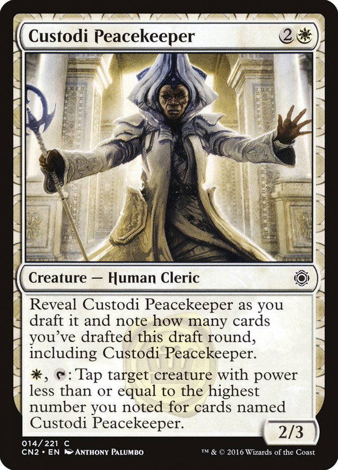 Magic | Custodi Peacekeeper [Conspiracy: Take the Crown] | The Nerd Merchant