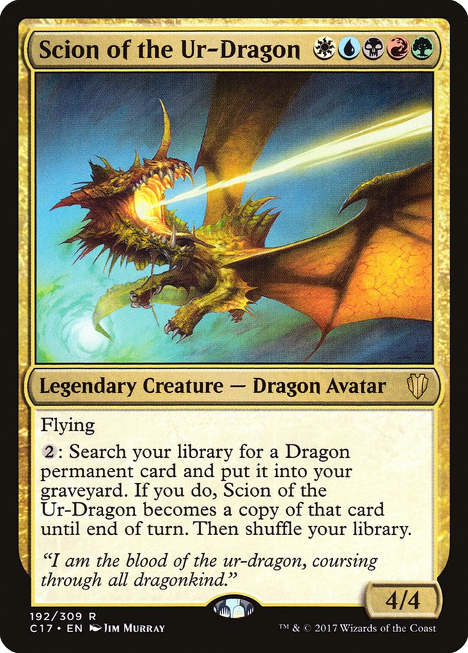 Magic | Scion of the Ur-Dragon [Commander 2017] | The Nerd Merchant