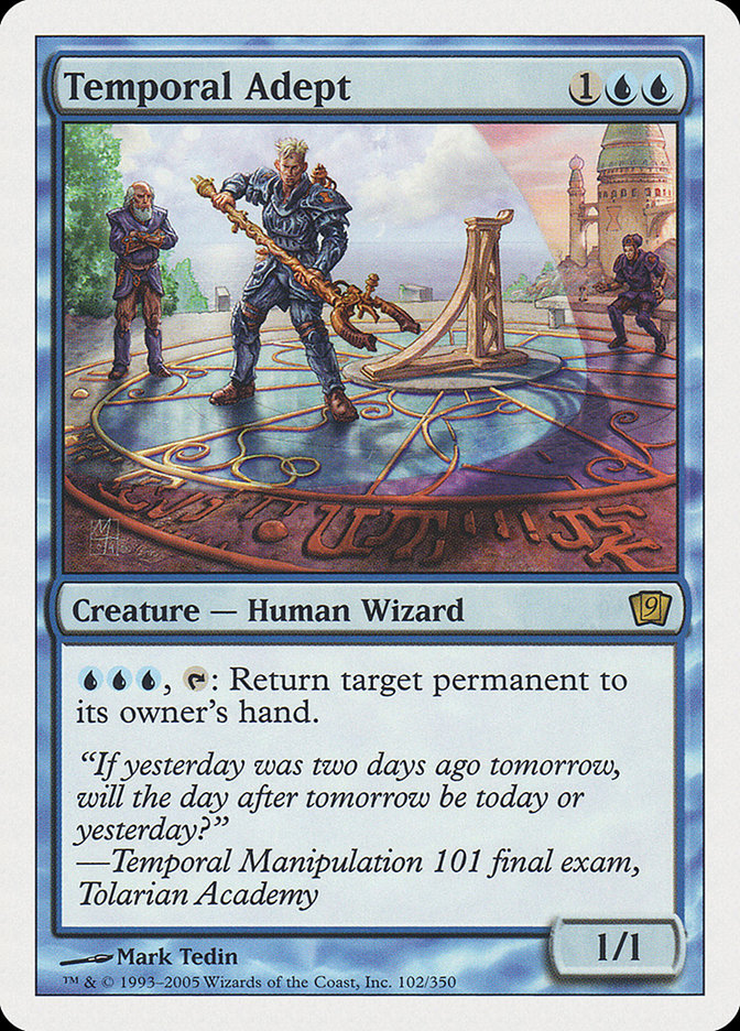 Magic | Temporal Adept [Ninth Edition] | The Nerd Merchant
