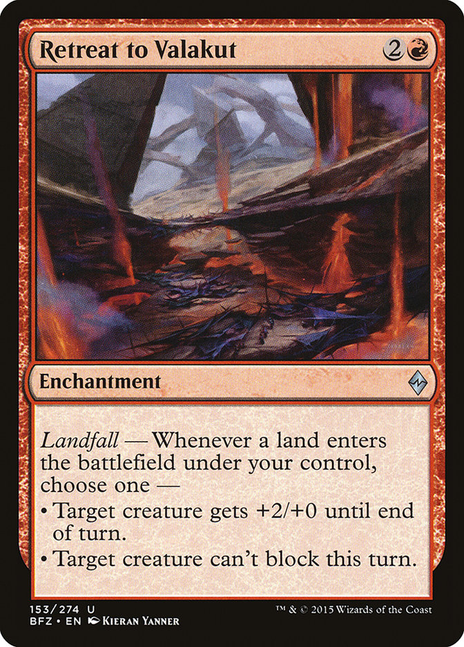 Magic | Retreat to Valakut [Battle for Zendikar] | The Nerd Merchant