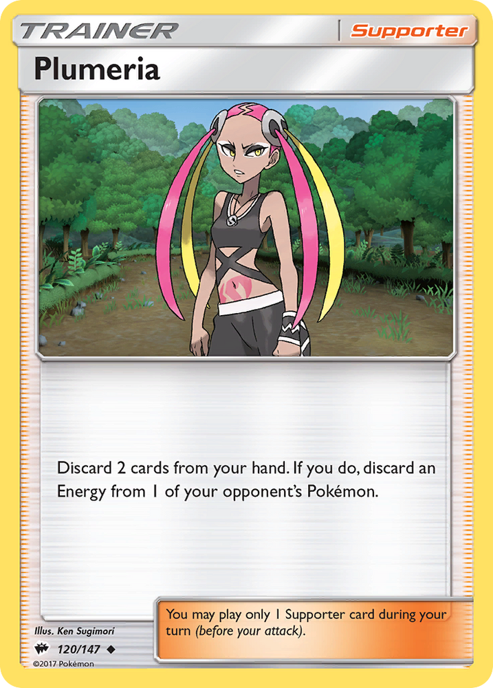 Pokemon | Plumeria (120/147) [Sun & Moon: Burning Shadows] | The Nerd Merchant