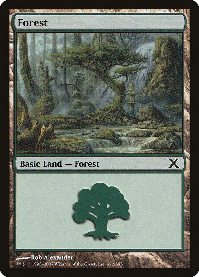 Magic | Forest (382) [Tenth Edition] | The Nerd Merchant