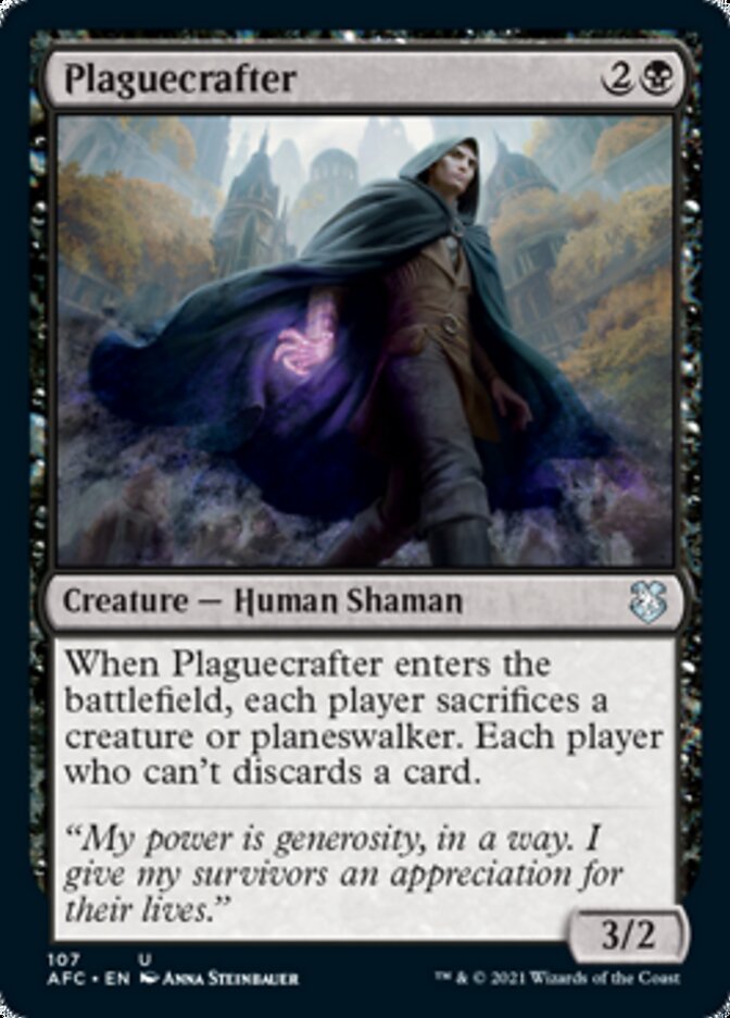 Magic | Plaguecrafter [Dungeons & Dragons: Adventures in the Forgotten Realms Commander] | The Nerd Merchant
