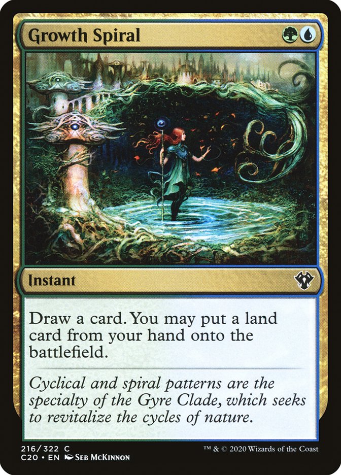 Magic | Growth Spiral [Commander 2020] | The Nerd Merchant